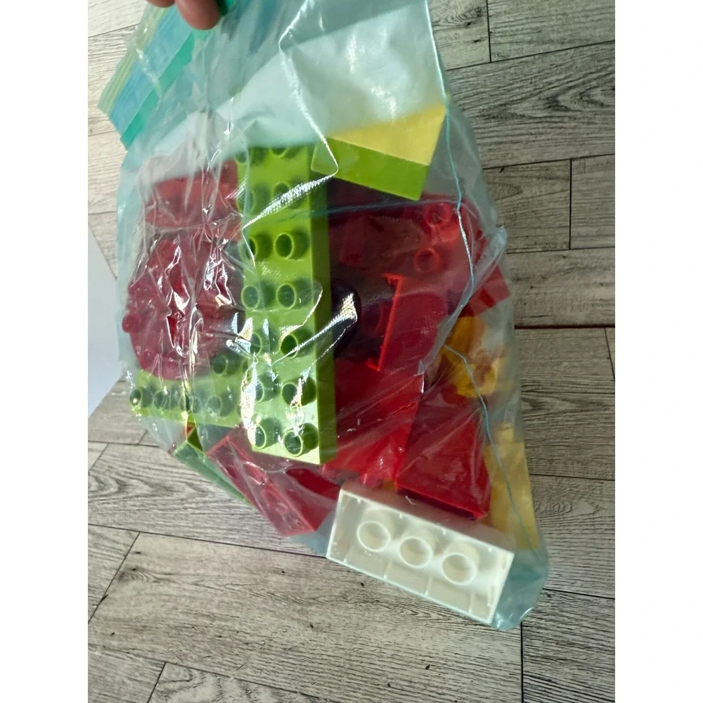 Bag full of Lego Duplo‎ Lot of Loose Pieces Multicolor Used Legos Toys Kids 20+